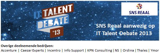 SNS Reaal - IT Talent Debate 2013